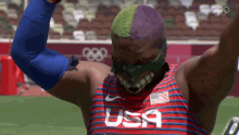Applause Raven Saunders GIF - Applause Raven Saunders Nbc Olympics GIFs