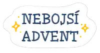 a sign that says ' nebojsi advent ' in blue letters
