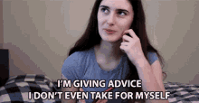 Im Giving Advice I Dont Even Take For Myself Maddie GIF - Im Giving Advice I Dont Even Take For Myself Maddie Give Advice GIFs