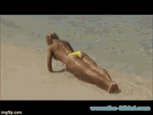 Bikini Push Ups GIF - Bikini Push Ups Beach GIFs