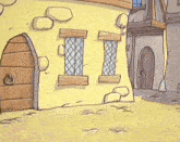 a cartoon drawing of a man riding a horse