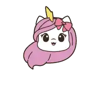 a drawing of a girl unicorn with the words brave unicorn below it