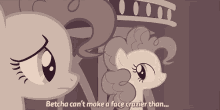 betcha can 't make a face crazier than a cartoon pony