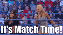 wwe its match time match time laycool game time