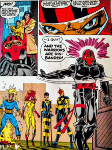 Comic Book Pages The New Warriors GIF - Comic Book Pages The New Warriors I Quit GIFs