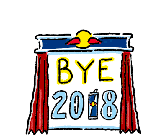 Bye2018 Red Bull Sticker - Bye2018 Red Bull So Long Stickers