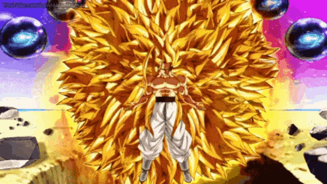 Super Saiyan Infinity Super Saiyan100 Af Goku - Discover & Share GIFs