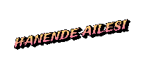a white background with the words hanende ailesi written in black and pink