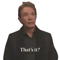 a man says that 's it while wearing a scarf