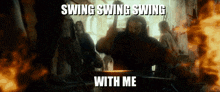 Diggy Diggy Hole Dwarf GIF - Diggy Diggy Hole Dwarf Swing Swing Swing With Me GIFs