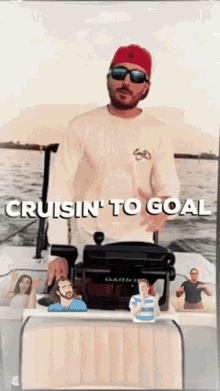 Cruisin To Goal Talking GIF - Cruisin To Goal Talking Boat GIFs