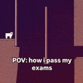 a picture of an explosion with the words " pov : now pass my exams " at the bottom