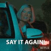 Say It Again I Dare You To Say It Again Amy Lau GIF - Say It Again I Dare You To Say It Again Amy Lau Ali Wong GIFs