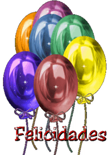 balloons felicidades