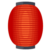 red paper lantern objects joypixels izakaya lantern lamp