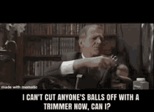 Balls Of With A Trimmer The Rock GIF