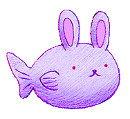 Omori Omori Fish Bunny Sticker - Omori Omori Fish Bunny Omori Bunny Stickers