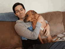 Dog Kisses Snuggle GIF - Dog Kisses Snuggle Cute Dog GIFs