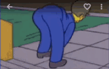 Skinner Butt GIF - Skinner Butt The Simpsons GIFs