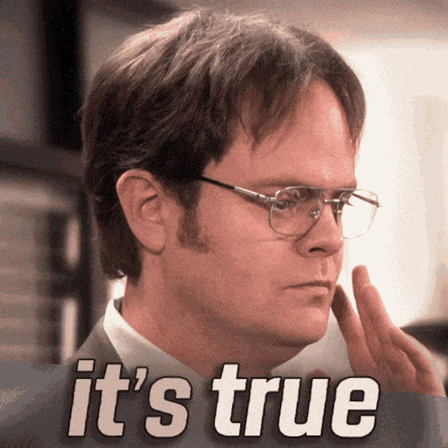 True Correct GIF - True Correct Dwight Schrute GIFs
