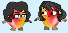 a cartoon drawing of a man and a woman