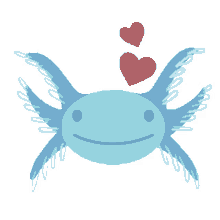 blue axolotl