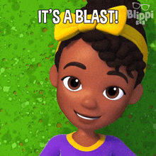 It'S A Blast Meekah GIF - It'S A Blast Meekah Blippi Wonders - Educational Cartoons For Kids GIFs