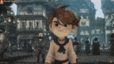 a video game called the gif war shows a boy without a shirt