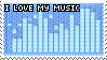 Music Stamp Sticker - Music Stamp Webcore Stickers