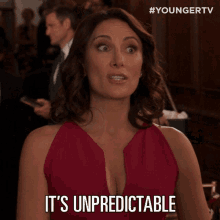 Its Unpredictable Quinn Tyler GIF - Its Unpredictable Quinn Tyler Younger GIFs
