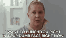 Punch You Dumb Face GIF - Punch You Dumb Face Renee Barrett GIFs