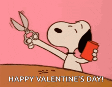 Snoopy Valentinesday GIF - Snoopy Valentinesday Heart GIFs