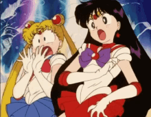 Sailormoon Sailormars GIF - Sailormoon Sailormars Scared GIFs