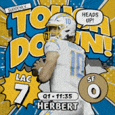 San Francisco 49ers (0) Vs. Los Angeles Chargers (7) First Quarter GIF