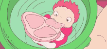 Ghibli Ponyo GIF - Ghibli Ponyo Ham GIFs