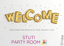 Welcome Stuti GIF