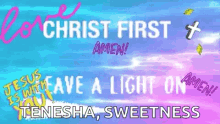 Christ First Jesus Is With You GIF - Christ First Jesus Is With You God GIFs