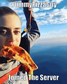 Pizza Skydive GIF - Pizza Skydive Joined The Sever GIFs