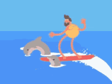Surf Dolphin GIF
