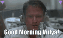 Vidya Stay Vidya GIF - Vidya Stay Vidya Good Morning Vietnam GIFs