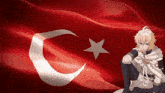 Mikaela Owari No Seraph Türk Abyrağı Turkeyflag GIF - Mikaela Owari No Seraph Türk Abyrağı Turkeyflag GIFs