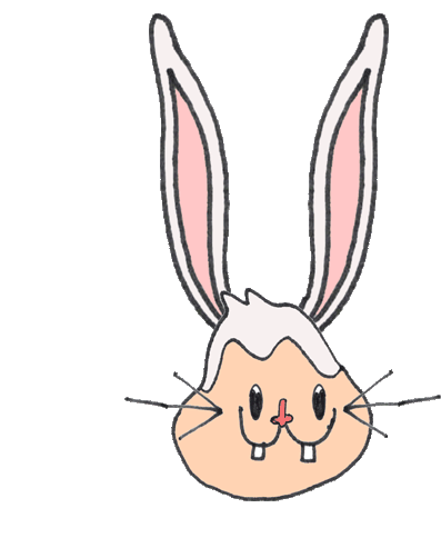 Animation Bunny Sticker - Animation Bunny Rabbit Stickers