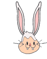 Animation Bunny Sticker - Animation Bunny Rabbit Stickers