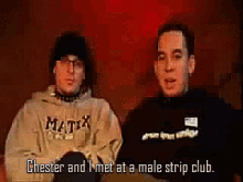 Chester And I Met At A Male Strip Club Bennoda GIF - Chester And I Met At A Male Strip Club Bennoda Chester Bennington GIFs