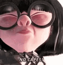 Amy No Capes GIF - Amy No Capes The Incredibles GIFs