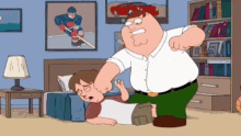 family guy peter griffin punching beat up attack