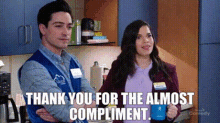 Superstore Amy Sosa GIF - Superstore Amy Sosa Thank You For The Almost Compliment GIFs