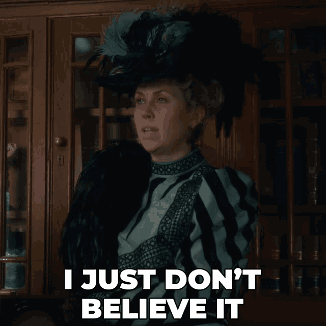 I Just Dont Believe It Ruth Newsome GIF - I Just Dont Believe It Ruth Newsome Murdoch Mysteries GIFs