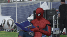 Spiderman Football GIF