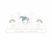 Pegaso Gazel Arcoiris Carousel GIF - Pegaso Gazel Arcoiris Carousel Unicorn Simulator GIFs